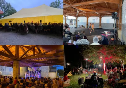 Des gradins pour des spectacles hors les murs