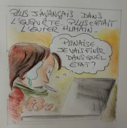 Histoire d'une enquête impossible en BD