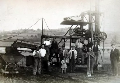 Restaurer la machine à extraire la tourbe à Baulne