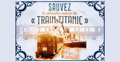 Restaurer la voiture du Train Titanic à Cherbourg