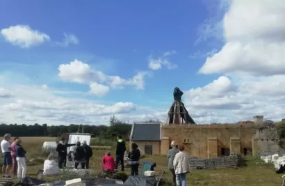Restaurer le moulin à vent typique de l'Anjou à Louerre