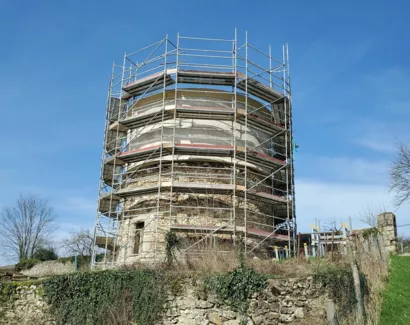 Restaurer le pigeonnier de l'abbaye d'Andecy à Baye
