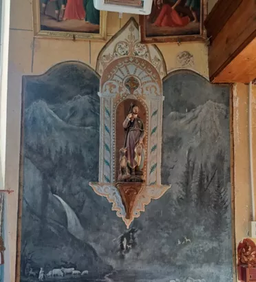 Restaurer les peintures murales de l'église Saint-Pierre à Lamarque-Rustaing