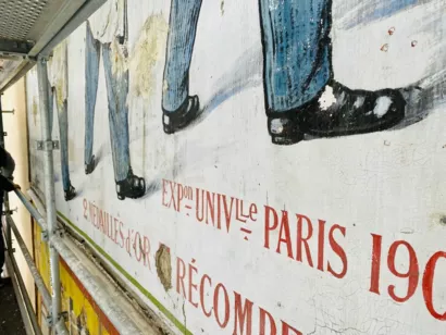 Restaurer les réclames peintes à Paris