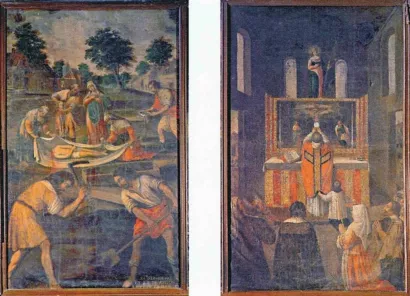Restaurer les tableaux de l'hôpital à Alise Sainte Reine